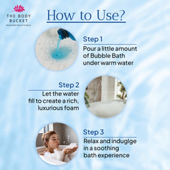 Bubble Bath Edelweiss Aura – 300ml | Calming Floral Foaming Bath Soak with Edelweiss Extract, Aloe Vera & Vitamin E | Nourishing & Relaxing Formula | Paraben-free, Cruelty-free | Suitable for All Ages and Sensitive Skin