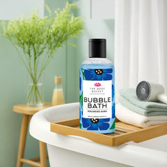Bubble Bath Edelweiss Aura – 300ml | Calming Floral Foaming Bath Soak with Edelweiss Extract, Aloe Vera & Vitamin E | Nourishing & Relaxing Formula | Paraben-free, Cruelty-free | Suitable for All Ages and Sensitive Skin