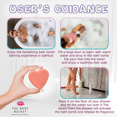 Pastel heart bath bombs with peachy blush, tangy orange, aqua and lemongrass (each 60 gm )