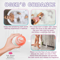 Round swirl relaxing bath bombs with aqua, yalng yalng, orange and lemongrass fragrances(65 gram each)
