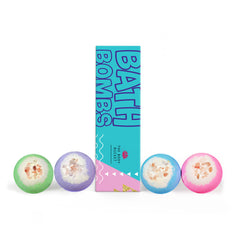 Round blue ocean, Rose, Lavender and citronella bath bombs with pink salt(65 gm)