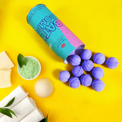 Lavender mini bath bombs pack of 15 (10grams each)
