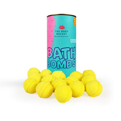 Fluorescent lemon yellow mini bath bombs pack of 15 (10gram each)