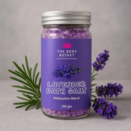 Lavender Bath Salt -200gms | For a Soothing & Relaxation Bath, Foot spa