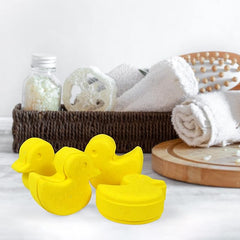 Yellow Duck Bath Bomb| Organic Handcrafted Yalng Yalng Fragrance Bath Bomb - 65 Grams Each (Pack of 4)