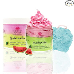 Water Melon Whipped Cream Soap – 100 gm, Pack of 2