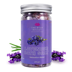 Bath Salts-Pack of 3 | Combo of Lavender, Rose and Lemon Peppermint | Made with Pure and Natural Ingredients | For Soothing and Relaxion Bath, Foot Spa | 200gms each