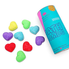 Mini Rose Heart Bath Bomb - 20 Grams Each (Pack of 10)