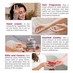 Combo of Ocean Mist, White Oud & Fresh Bud Solid Perfume- 10 Gms each