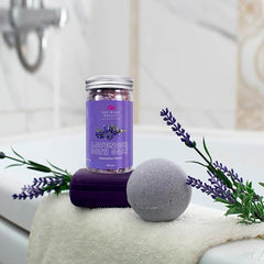 Lavender Bath Salt -200gms | For a Soothing & Relaxation Bath, Foot spa