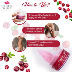 Cranberry Velvet Sugar Body Scrub