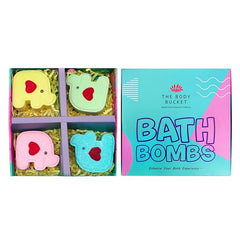 Peachy Blush Baby Elephant Bath Bombs 70 gm each (Pack of 4)