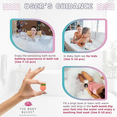 Mini Peachy Blush Bath Bomb - 20 Grams Each (Pack of 10)