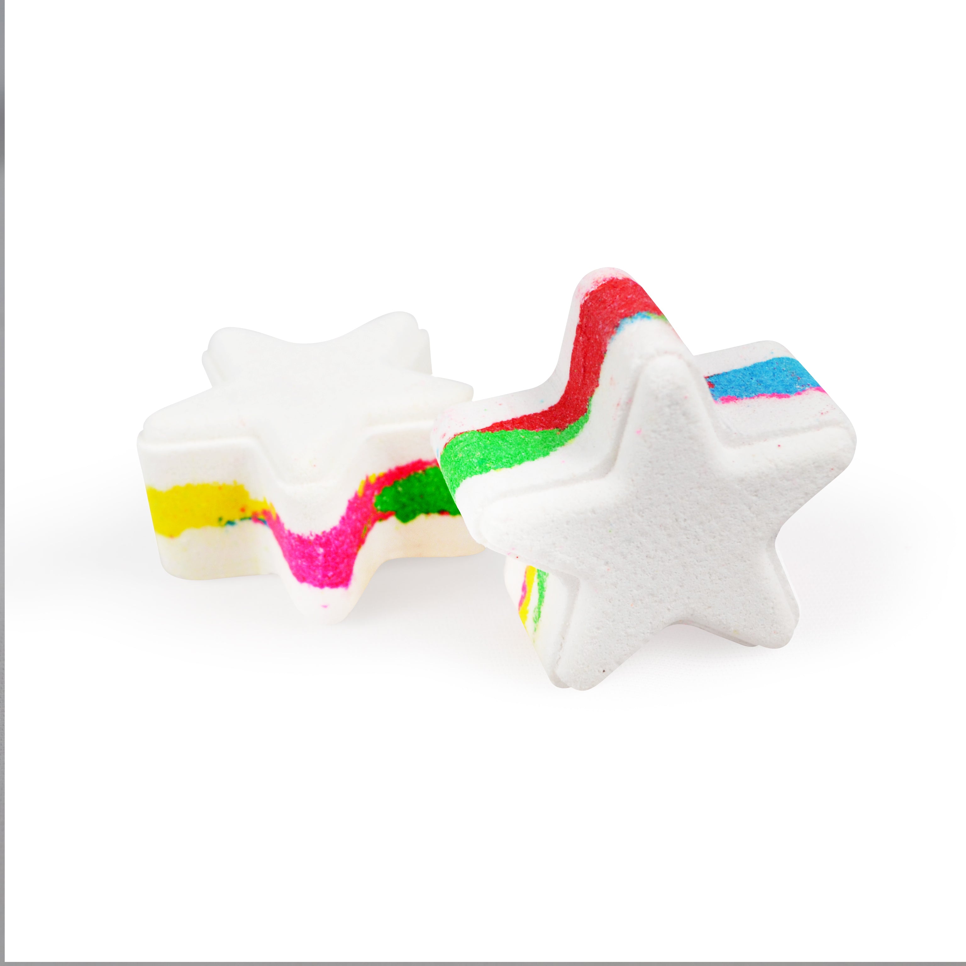 Rainbow Star shape Bath Bomb - (50 Grams Each)