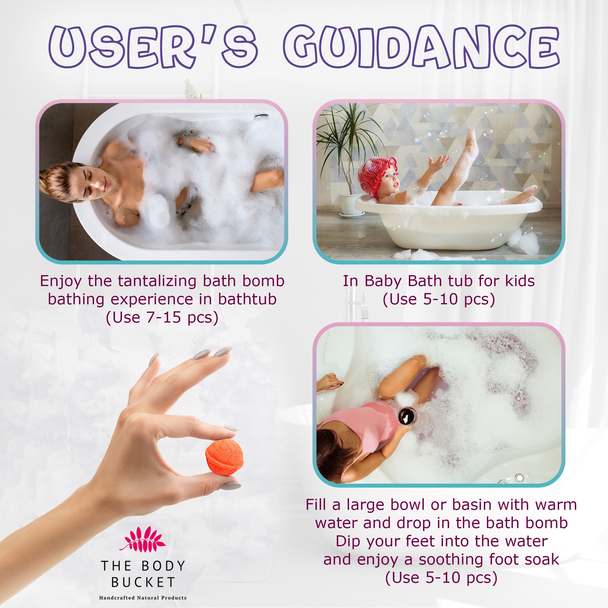 Pastel orange mini bath bombs pack of 15 (10grams each)