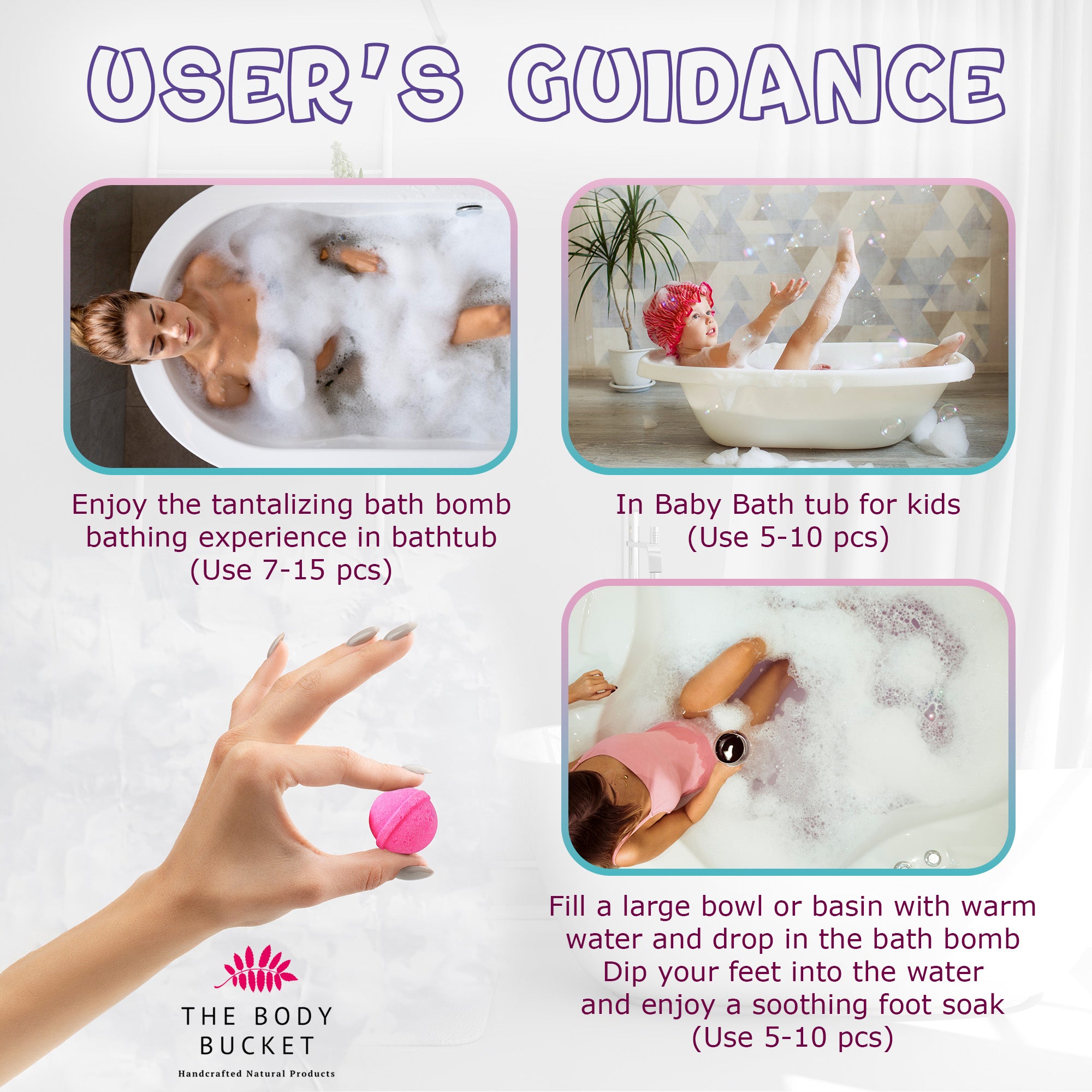 Pastel pink rose mini bath bombs pack of 15 (10 grams each)