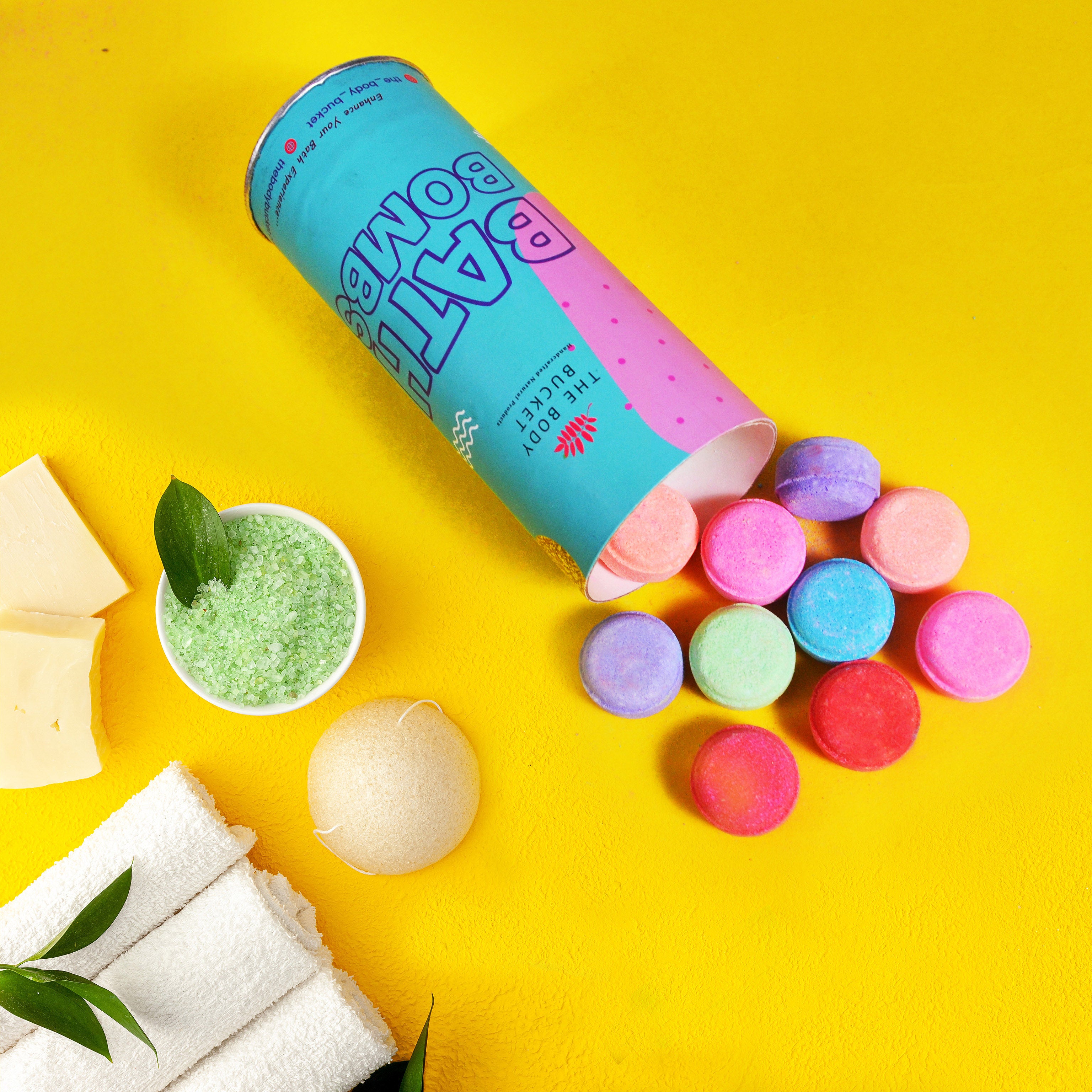 Mini Pastel Color Tablets Bath Bomb with Multi Fragrance Bath Bomb  (10 Grams Each) (Pack of 14)