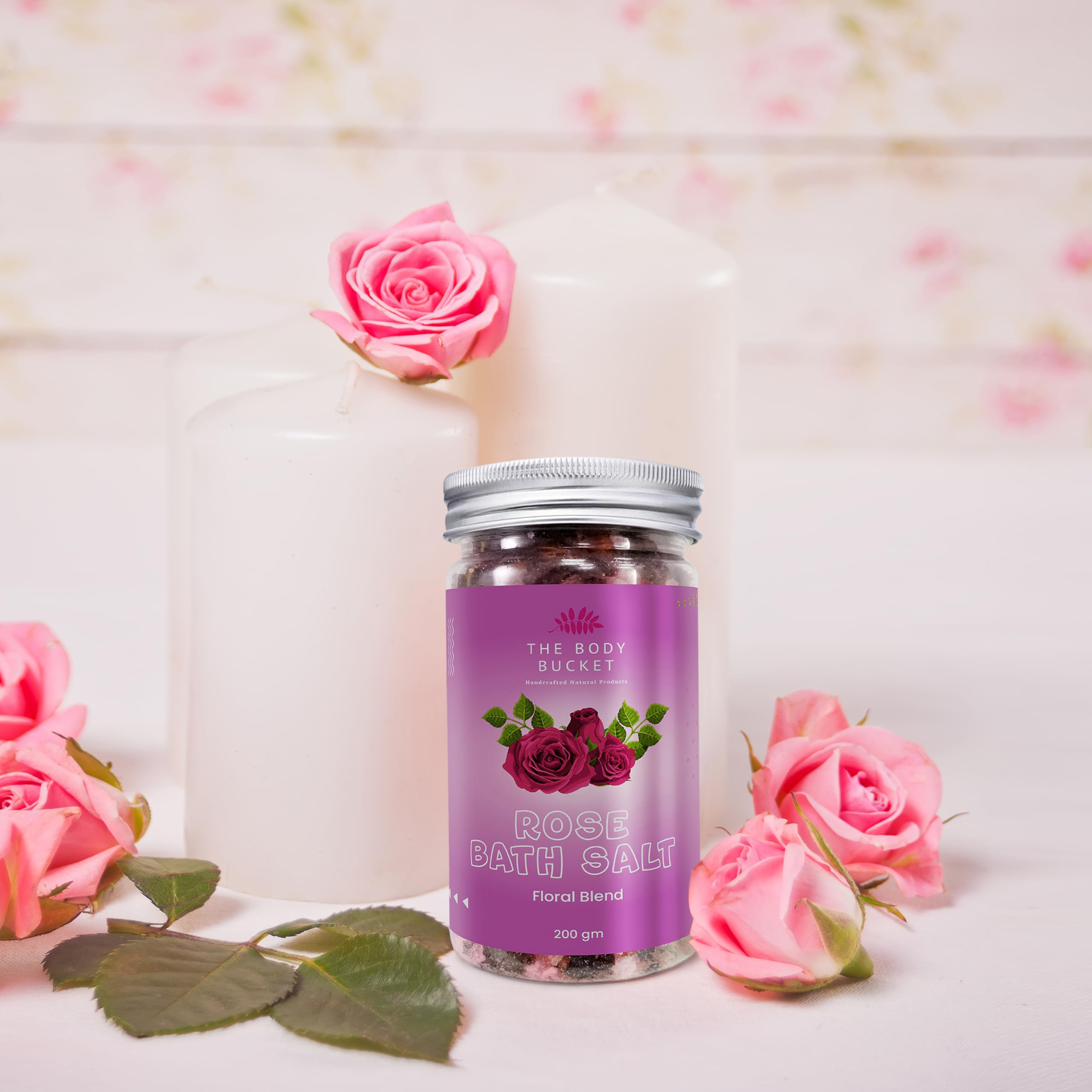 Rose Bath Salt  -200gms