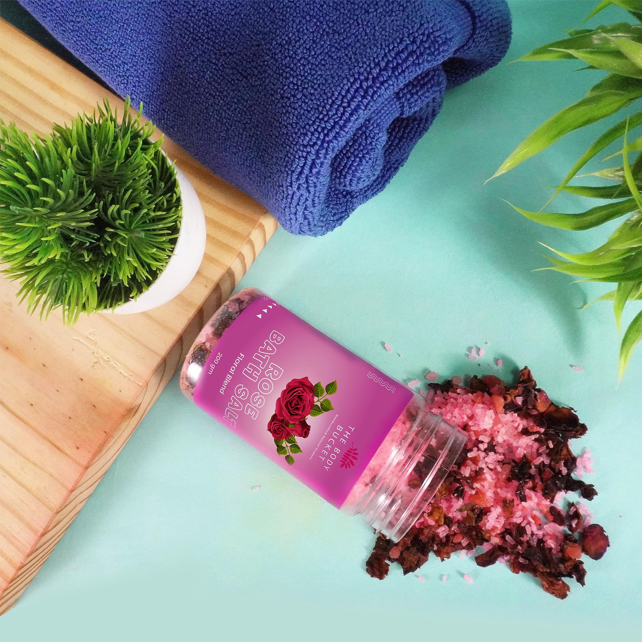 Rose Bath Salt  -200gms