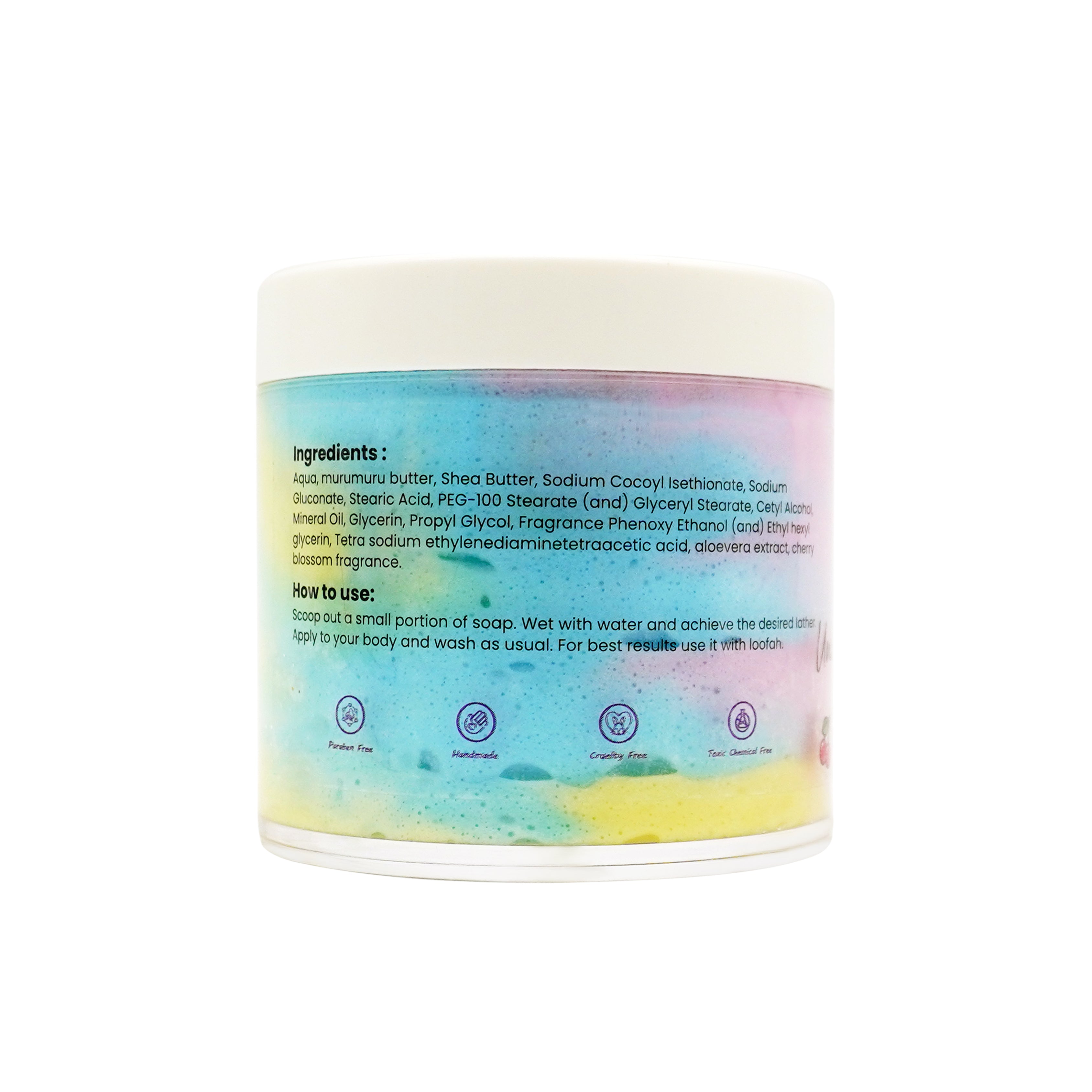 Unicorn Cherry Blossom Whipped Cream Soap – 100 gm