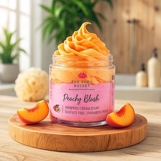 Peachy Blush Whipped Cream Soap – 100 gm