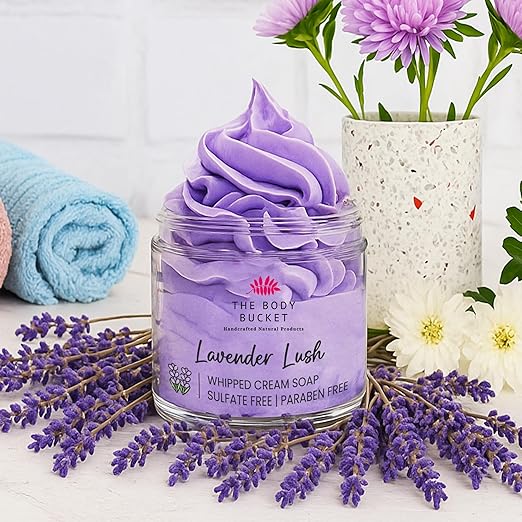 Lavender Lush Whipped Cream Soap – 100 gm