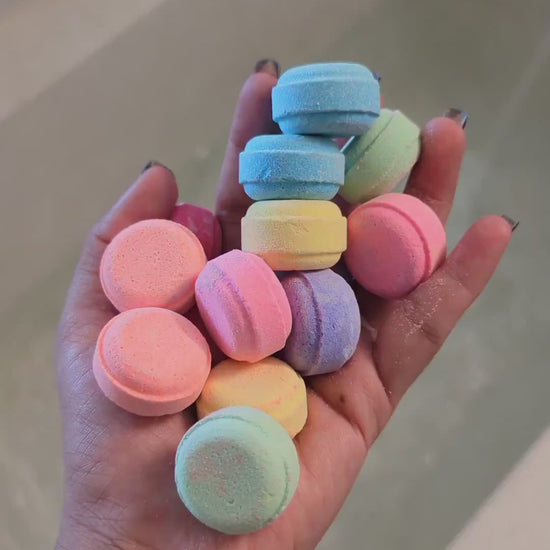 Mini Pastel Color Tablets Bath Bomb with Multi Fragrance Bath Bomb (10 –  The Body Bucket