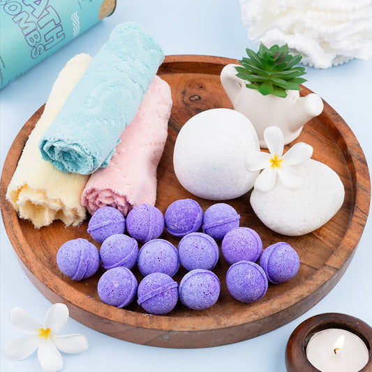 Lavender mini bath bombs pack of 15 (10grams each)